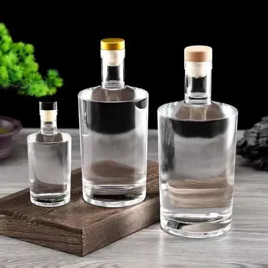 Chai rượu whisky thủy tinh 100ml Gin Vodka Tequila có nút chữ T
