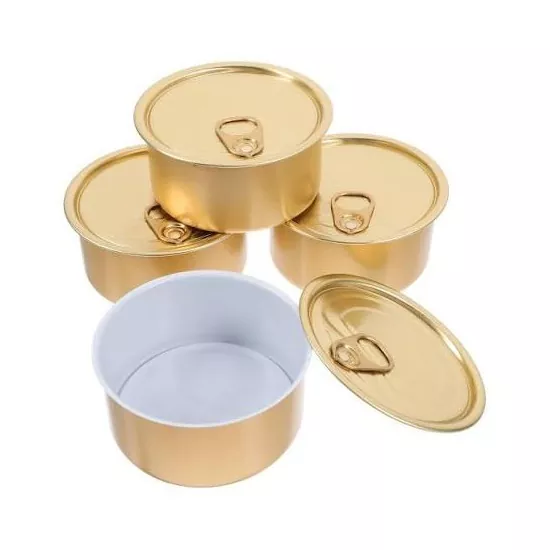 Hộp thiếc 2 mảnh tráng nhôm có nắp mở dễ dàng