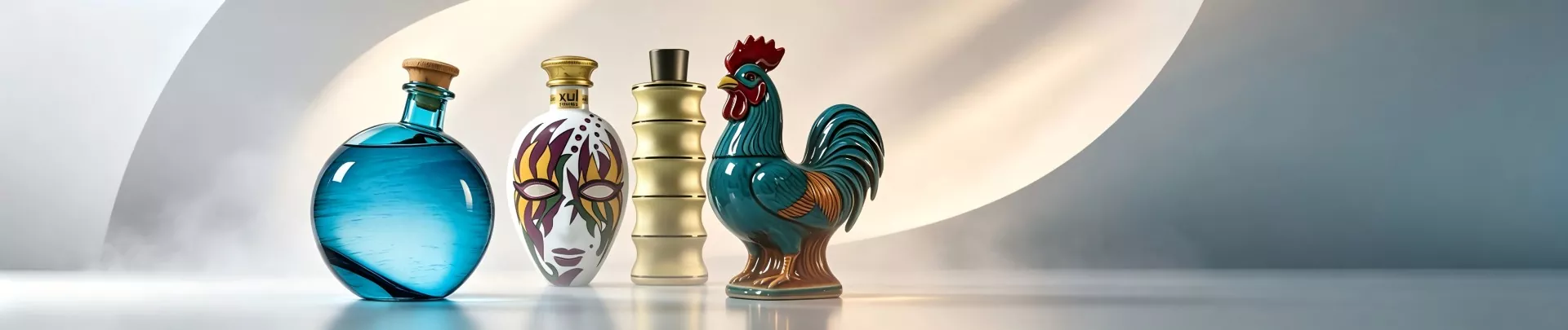 Chai thủy tinh hình dạng độc đáo